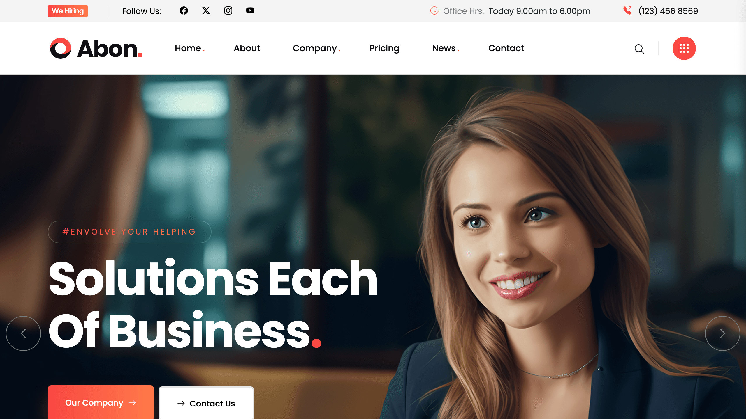 Abon Advisory template preview